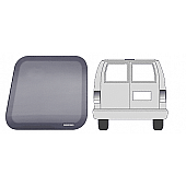 CRL Fixed 'All-Glass' Look Window for Left Rear Door - 1992+ Ford Vans 