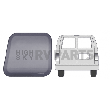CRL Fixed 'All-Glass' Look Window for Left Rear Door - 1992+ Ford Vans 