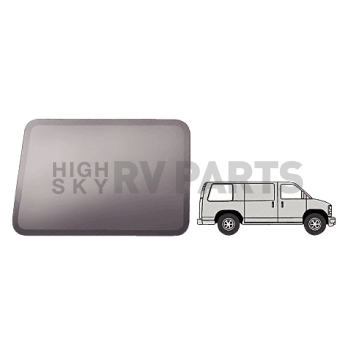 CRL Fixed 'All-Glass' Look Window - Passengers Side Rear 1997+ Chevy/GMC Vans 