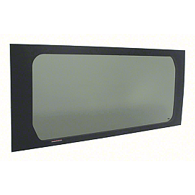 CRL 2014+ OEM Design 'All-Glass' Look Ram ProMaster Van Fixed Drivers Side Middle Window 159” Extended Wheelbase