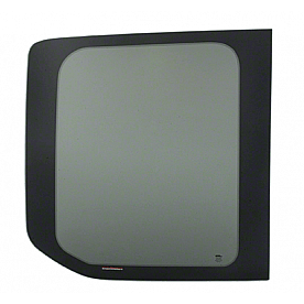 CRL OEM Design 'All-Glass' Look 2015+ Ford Transit Van Fixed Drivers Side Rear Door Window for Medium and High Top Vans