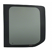 CRL OEM Design 'All-Glass' Look 2015+ Ford Transit Van Fixed Passenger Side Rear Door Window for Medium and High Top Vans