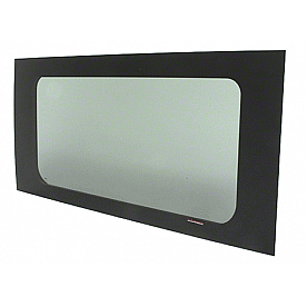 CRL 2014+ OEM Design 'All-Glass' Look Ram ProMaster Van Fixed Passenger Sliding Door Replacement for OEM Glass 136 inch and 159 inch Wheelbases