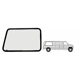 CRL Fixed Window - Passenger Side Rear 1992+ Ford Vans 