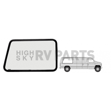 CRL Fixed Window - Passenger Side Rear 1992+ Ford Vans 