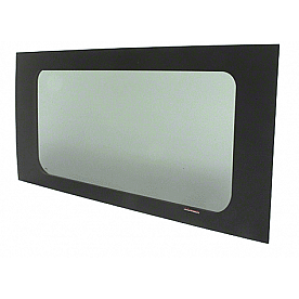 CRL 2014+ OEM Design 'All-Glass' Look Ram ProMaster Van Fixed Window Passenger Side Sliding Door 136 inch and 159 inch Wheelbase Only