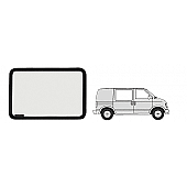 CRL Fixed Window - Side Door 1985+ Chevy Astro/GMC Safari 