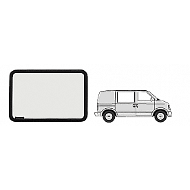 CRL Fixed Window - Side Door 1985+ Chevy Astro/GMC Safari 