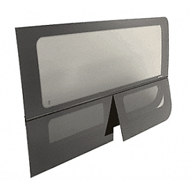CRL 2007+ OEM Design 'All-Glass' Look Sprinter Van T-Vent Passenger Side Sliding Door Window 