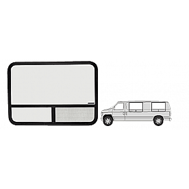 CRL T-Slider Window - Drivers Side Forward and Rear Universal