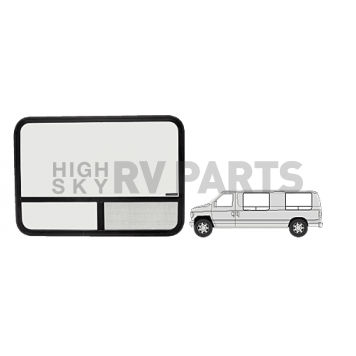CRL T-Slider Window - Drivers Side Forward and Rear Universal