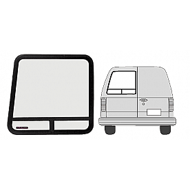 CRL T-Slider Window - Left Rear Door 1990-1996 Aerostar 24-7/16 inch x 20-1/8 inch