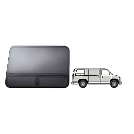CRL T-Vent 'All-Glass' Look Window - Passengers Side Rear 1997+ Chevy/GMC Van