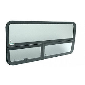 CRL 2007+ 'All-Glass' Look Sprinter Van T-Vent Passenger Side Sliding Door Window 