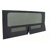 CRL 2014+ OEM Design 'All-Glass' Look Ram ProMaster 136” Wheelbase T-Vent Window Drivers Side Quarter Panel