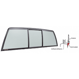 CRL 1994+ Chevy/GMC S-Series and for Isuzu  inchPerfect Fit inch POWR-Slider - Solar Glass