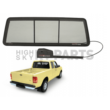 CRL 1998+ Ford Ranger 4 Door (Quad) Cab POWR-Slider - Solar Glass