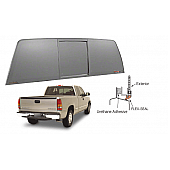 CRL 1999-2013 Chevy/GMC Silverado/Sierra  inchPerfect Fit inch POWR-Slider - Solar Glass