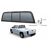 CRL 2004+ Chevy Colorado/GMC Canyon  inchPerfect Fit inch POWR-Slider - Solar Glass