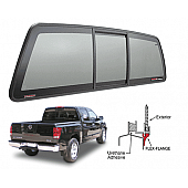 CRL 2004+ Nissan Titan  inchPerfect Fit inch POWR-Slider - Solar Glass