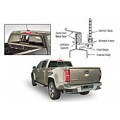 CRL 2015+ Chevy Colorado/GMC Canyon  inchPerfect Fit inch POWR-Slider - Solar Glass