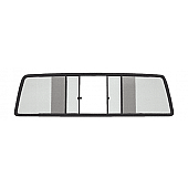 CRL Duo-Vent Four Panel Slider with Solar Glass for 1993-1998 Toyota T100