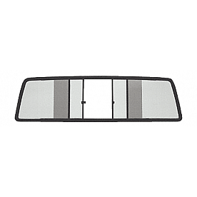 CRL Duo-Vent Four Panel Slider with Solar Glass for 1993-1998 Toyota T100