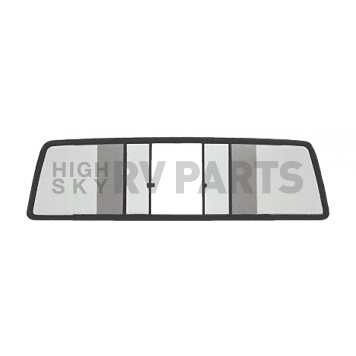 CRL Duo-Vent Four Panel Slider with Solar Glass for 1993-1998 Toyota T100