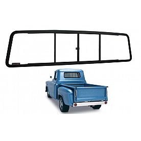 CRL Duo-Vent Four Panel Slider with Clear Glass for 1960-1966 Small Window GMC/Chevy Truck