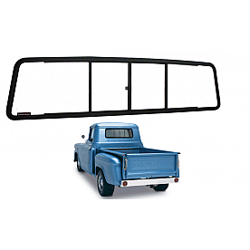 CRL Duo-Vent Four Panel Slider with Clear Glass for 1967-1972 Small Window GMC/Chevy Truck