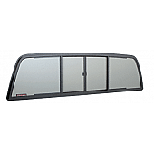 CRL Duo-Vent Four Panel Slider with Clear Glass for 1989-1995 Toyota SR5 Xtra Cab