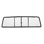 CRL Duo-Vent Four Panel Slider with Clear Glass for 1988-1995 All Isuzu Cabs