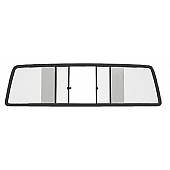 CRL Duo-Vent Four Panel Slider with Clear Glass TSW935B