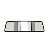  CRL Duo-Vent Four Panel Slider with Dark Gray Glass for 1972-1979 Ford Ranchero