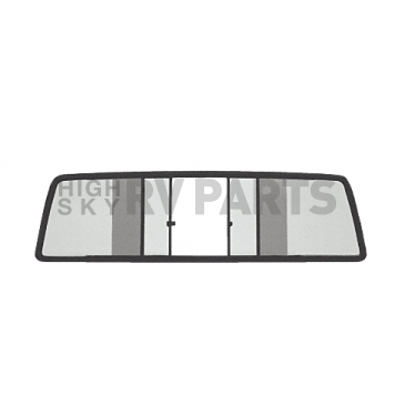  CRL Duo-Vent Four Panel Slider with Dark Gray Glass for 1972-1979 Ford Ranchero