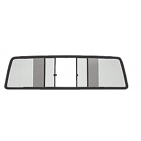 CRL Duo-Vent Four Panel Slider with Light Gray Glass for 1980 to 1996 Volkswagen Caddy Truck