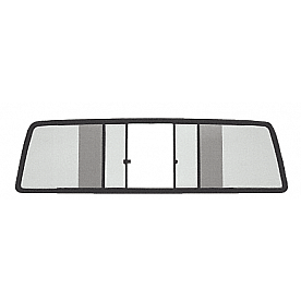 CRL Duo-Vent Four Panel Slider with Solar Glass for 1955-1/2 to 1959 GMC/Chevy Truck