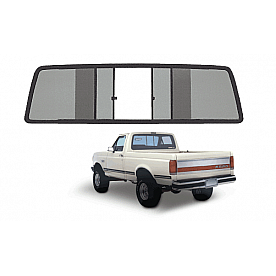 CRL Duo-Vent Four Panel Slider with Solar Glass for 1967-1972 Ford