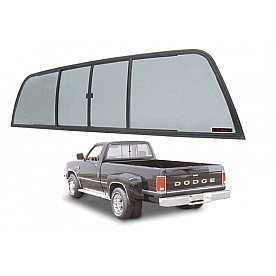 CRL Duo-Vent Four Panel Slider with Solar Glass for 1975-1/2 to 1993 Ram Cabs