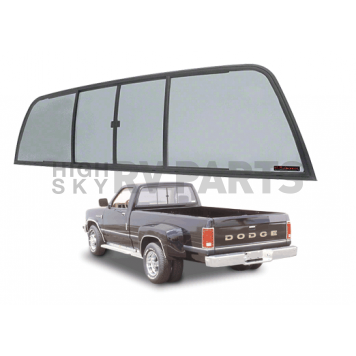 CRL Duo-Vent Four Panel Slider with Solar Glass for 1975-1/2 to 1993 Ram Cabs
