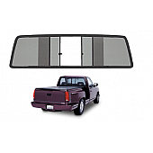CRL Duo-Vent Four Panel Slider with Solar Glass for 1982-1993 GMC/Chevy S-Series Truck