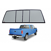 CRL Duo-Vent Four Panel Slider with Solar Glass for 1988-2000 Chevy/GMC CK Trucks