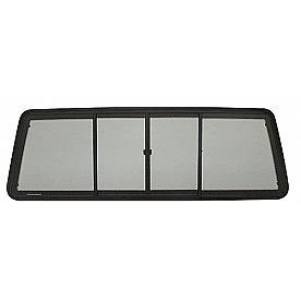 CRL Duo-Vent Four Panel Slider with Solar Glass for 1994-1997 Ford Ranger and Mazda Plus Cabs