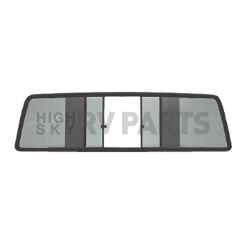 CRL Duo-Vent Four Panel Slider with Solar Glass for 1986-1/2 to 1997 All Nissan Cabs