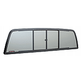 CRL Duo-Vent Four Panel Slider with Solar Glass for 1984-1995 Toyota SR5 Standard Cab