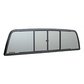 CRL Duo-Vent Four Panel Slider with Solar Glass for 1984-1995 Toyota SR5 Standard Cab