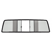 CRL Duo-Vent Four Panel Slider with Solar Glass for 1963-1978 International Travel All Cab