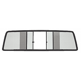 CRL Duo-Vent Four Panel Slider with Solar Glass for 1963-1978 International Travel All Cab
