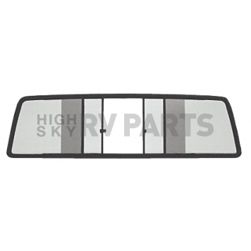 CRL Duo-Vent Four Panel Slider with Solar Glass for 1963-1978 International Travel All Cab