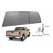 CRL  inchPerfect Fit inch Tri-Vent Slider with Solar Glass for 1999-2013 Chevy Silverado/GMC Sierra